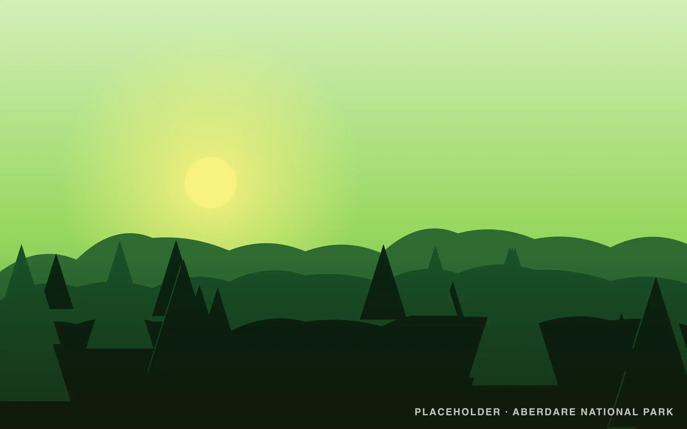 Placeholder landscape for Aberdare National Park