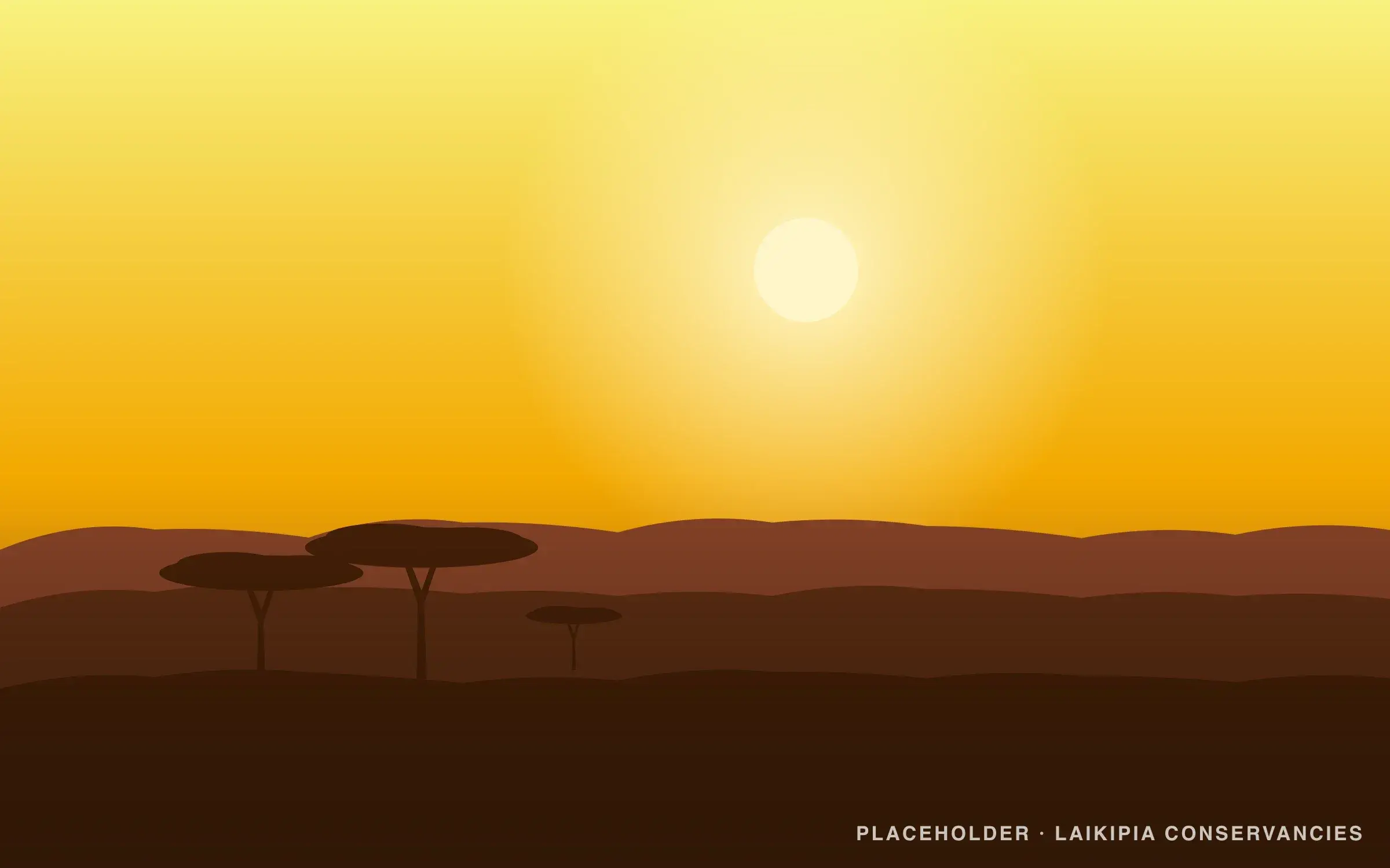 Placeholder landscape for Laikipia Conservancies