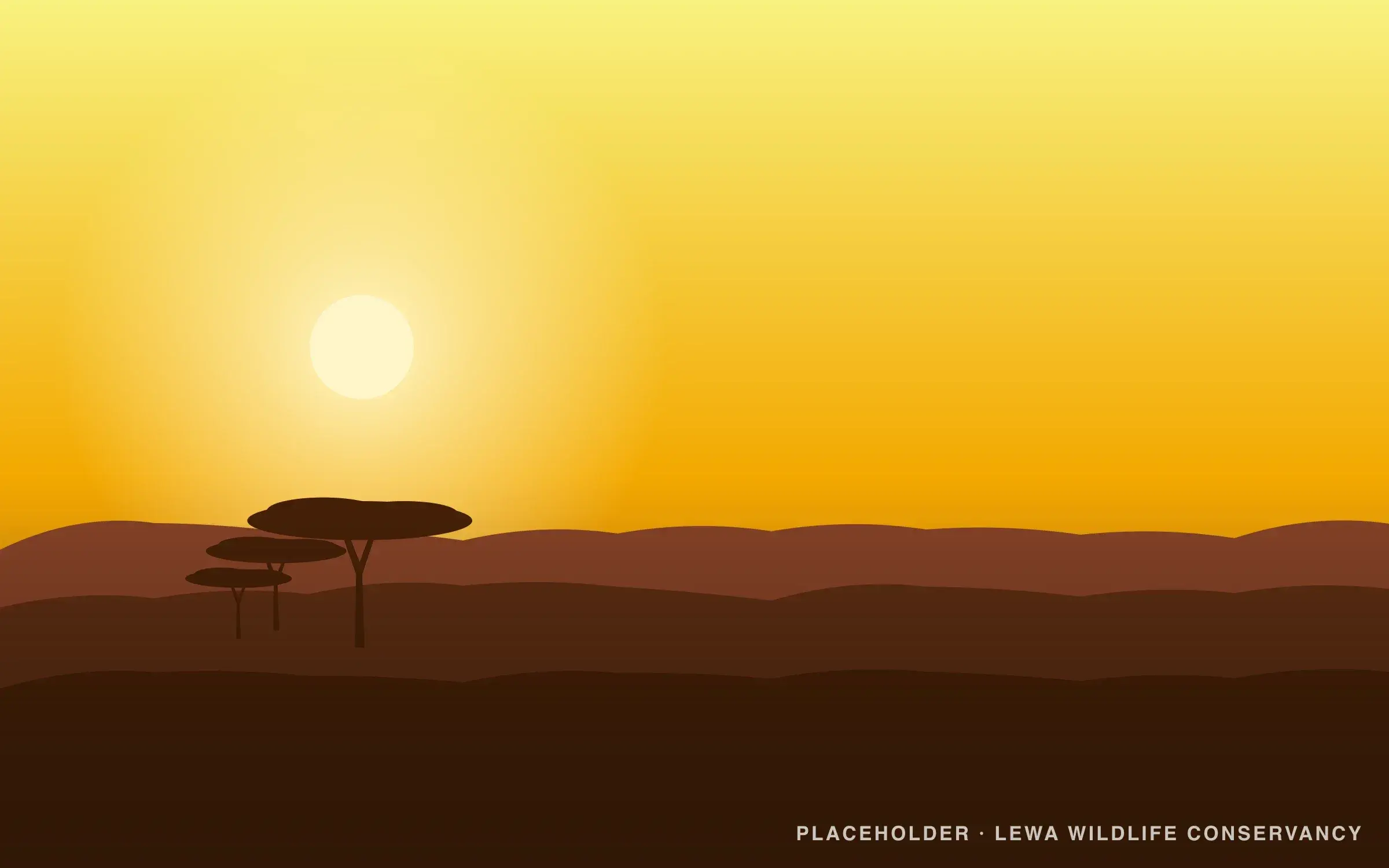 Placeholder landscape for Lewa Wildlife Conservancy