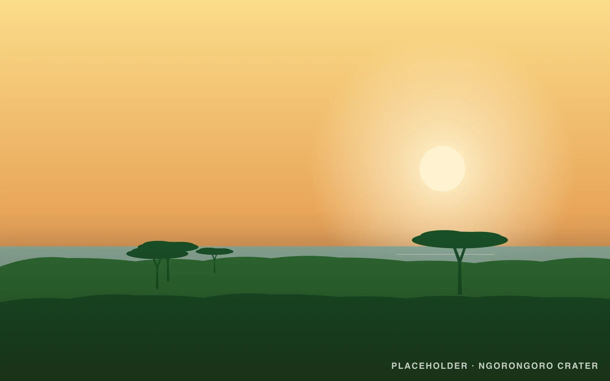 Placeholder landscape for Ngorongoro Crater