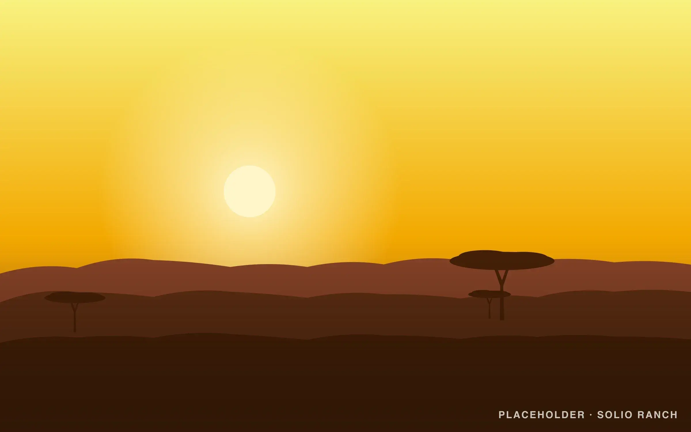 Placeholder landscape for Solio Ranch