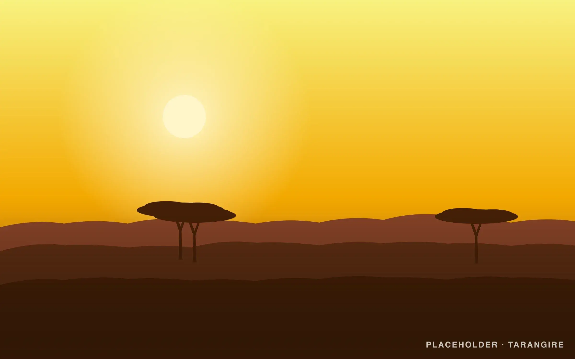 Placeholder landscape for Tarangire