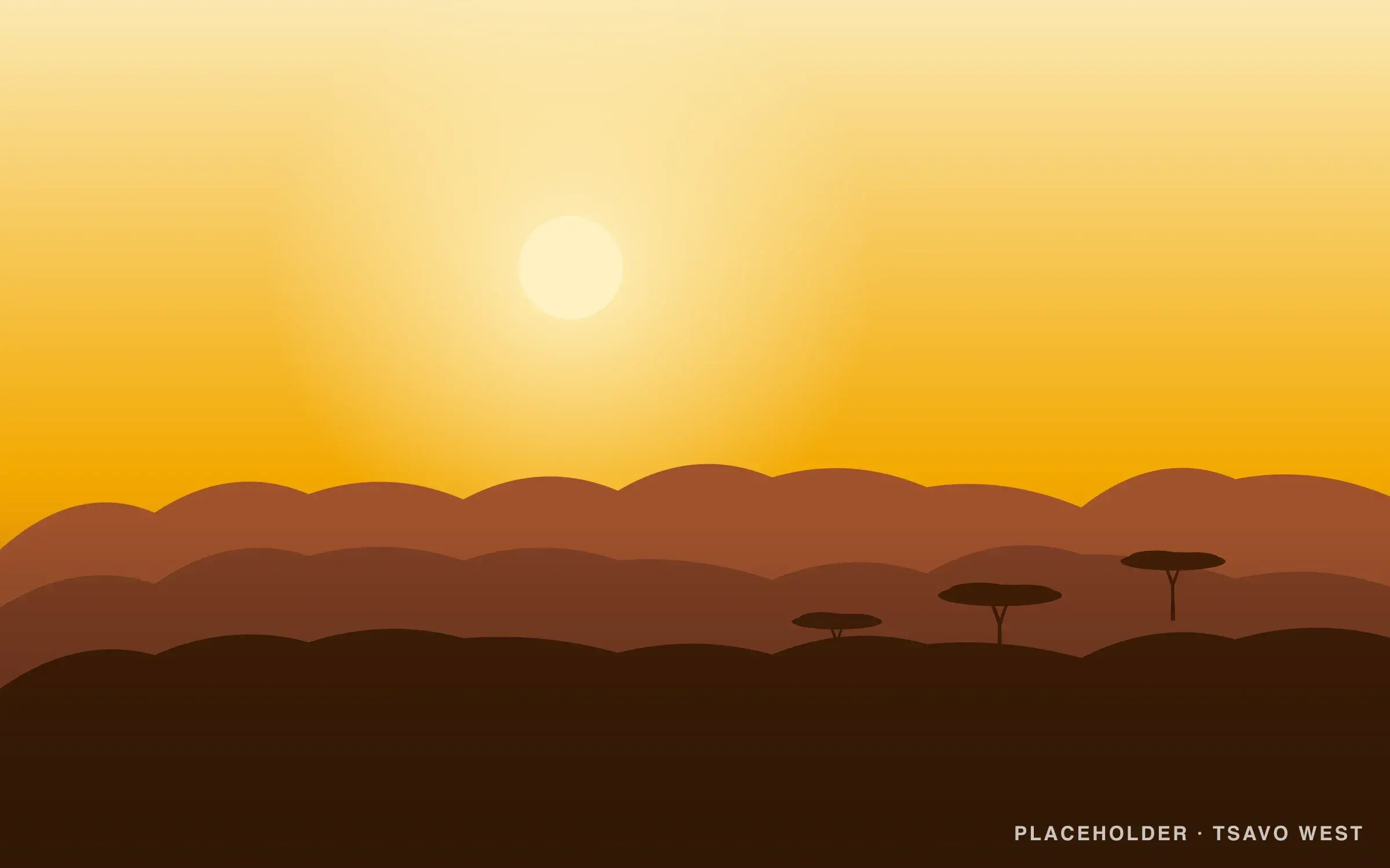 Placeholder landscape for Tsavo West