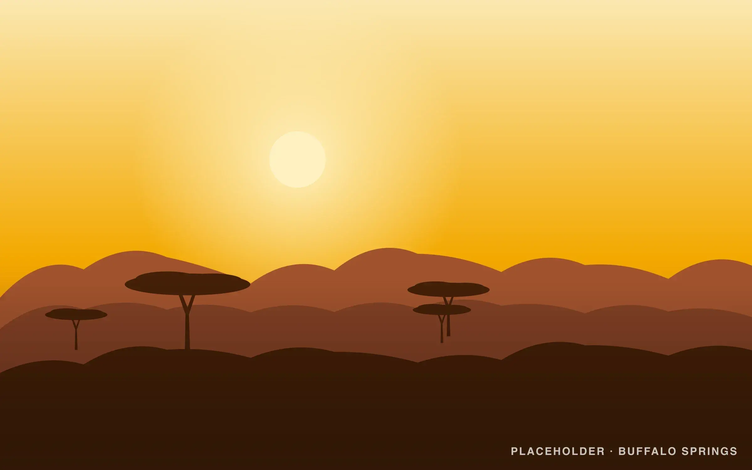 Placeholder landscape for Buffalo Springs