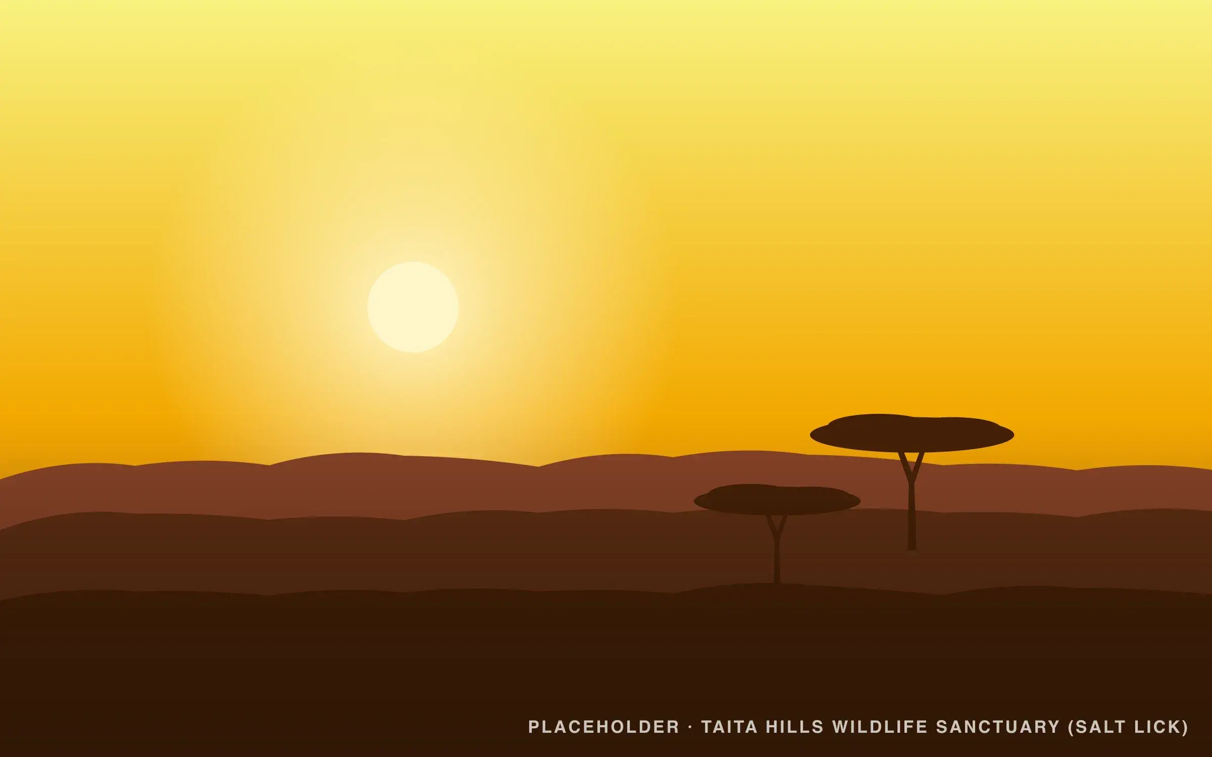 Placeholder landscape for Taita Hills Wildlife Sanctuary (Salt Lick)